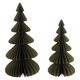 Kerstboom uitvouwbaar, papier, groot, mosgroen, 30 cm