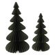 Kerstboom uitvouwbaar, papier, groot, donkergroen, 23 cm