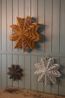 Kerstster, papier, mosgroen, 23 cm