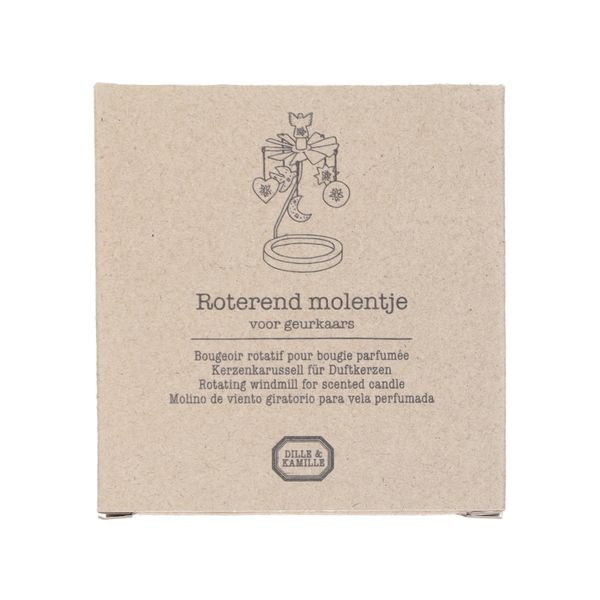 Rotating mill for scented candle, metal, gold coloured Rotating mill for scented candle, metal, gold coloured