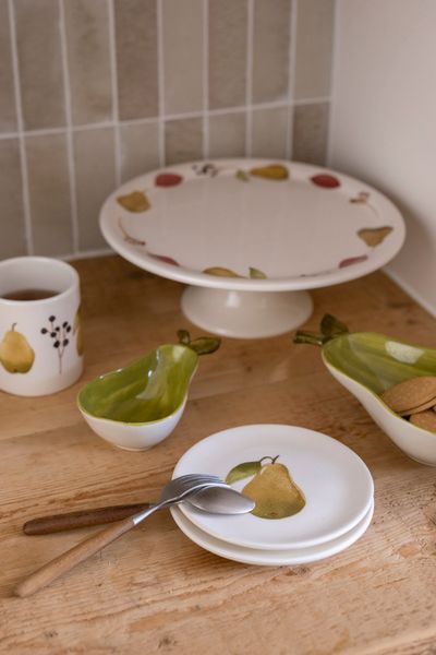 Gebäckteller, Steingut, Birnen, Ø15 cm