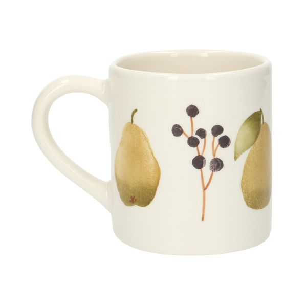 Mug, grès, poires, Ø9 cm