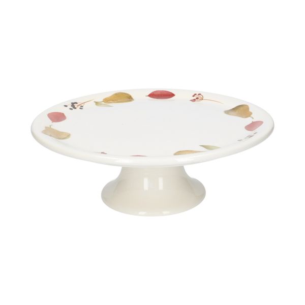 Plat à tarte sur pied, grès, poires, Ø29 cm Plat à tarte sur pied, grès, poires, Ø29 cm