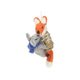 Suspension de Noël, renard et souris câlins, feutrine Suspension de Noël, renard et souris câlins, feutrine