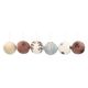 Kerstballen, set van 6 in doos, Ø 5 cm, vilt
