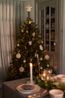 Kerstboom piek, vilt, ster, wit,