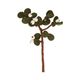 Christmas branch with white berries, felt