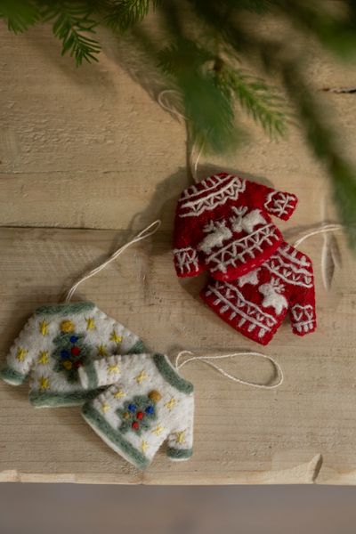 Kersthanger, kersttrui, vilt Kersthanger, kersttrui, vilt