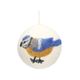 Kerstbal met pimpelmees, vilt, Ø7 cm