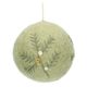 Kerstbal, vilt, groen, ca. Ø5 cm