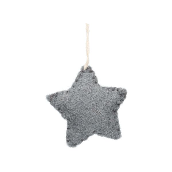Suspension, étoile, feutrine Suspension, étoile, feutrine
