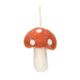 Hanger paddenstoel, vilt, rood met witte stippen Hanger paddenstoel, vilt, rood met witte stippen