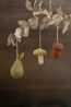Hanger paddenstoel, vilt, groen met witte stippen Hanger paddenstoel, vilt, groen met witte stippen
