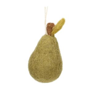 Hanger peer, vilt, groen Hanger peer, vilt, groen