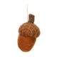 Hanger, vilt, eikeltje, bruin Hanger, vilt, eikeltje, bruin