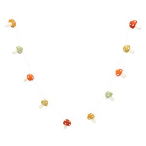 Garland, mushrooms, felt, approx. 150 cm Garland, mushrooms, felt, approx. 150 cm