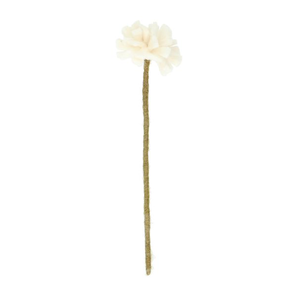 Blume, Filz, weiß, ca. 26 cm