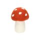 Großer Pilz, Filz, rot, ca. 14 cm