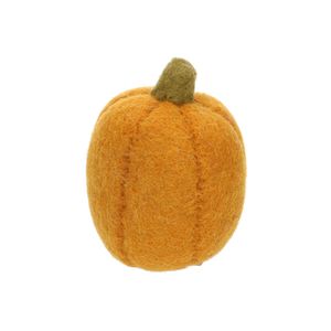 Pumpkin, felt, yellow, approx. 10 cm Pumpkin, felt, yellow, approx. 10 cm
