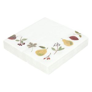 Napkins, paper, pear harvest, 33 x 33 cm, Napkins, paper, pear harvest, 33 x 33 cm,