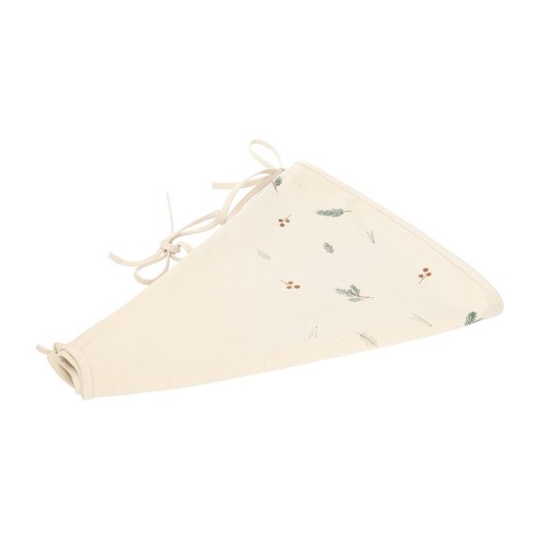 Couvre-pied de Noël, coton recyclé, forêt d'hiver, Ø env. 120 cm Couvre-pied de Noël, coton recyclé, forêt d'hiver, Ø env. 120 cm