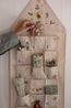 Adventskalender, winterbos, gerecycled katoen, 24 vakjes, 115 x 40 cm