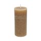 Bougie bloc, brun, Ø7 X 15 cm Bougie bloc, brun, Ø7 X 15 cm