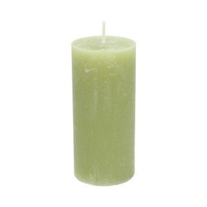 Bougie bloc, vert olive, Ø7 X 15 cm Bougie bloc, vert olive, Ø7 X 15 cm
