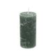 Bougie bloc, vert foncé, Ø6 X 12 cm