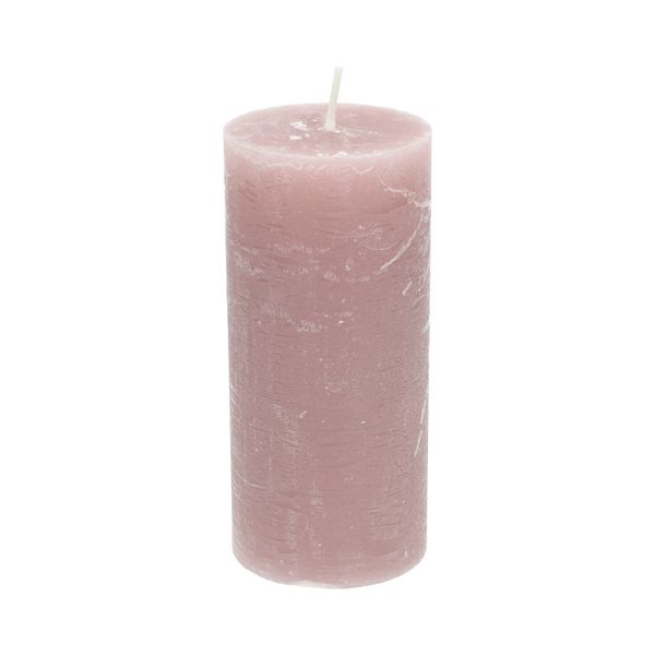 Bougie bloc, prune, Ø7 X 15 cm Bougie bloc, prune, Ø7 X 15 cm