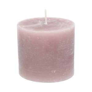 Bougie bloc, prune, Ø10 X 9 cm
