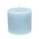 Bougie bloc, bleu clair, Ø10 X 9 cm Bougie bloc, bleu clair, Ø10 X 9 cm