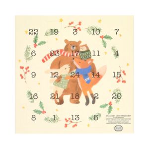 Chocolade adventskalender 2025, 168 gram