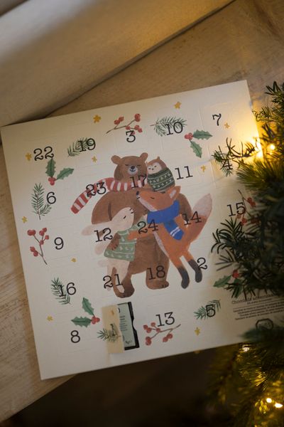 Chocolade adventskalender 2025, 168 gram
