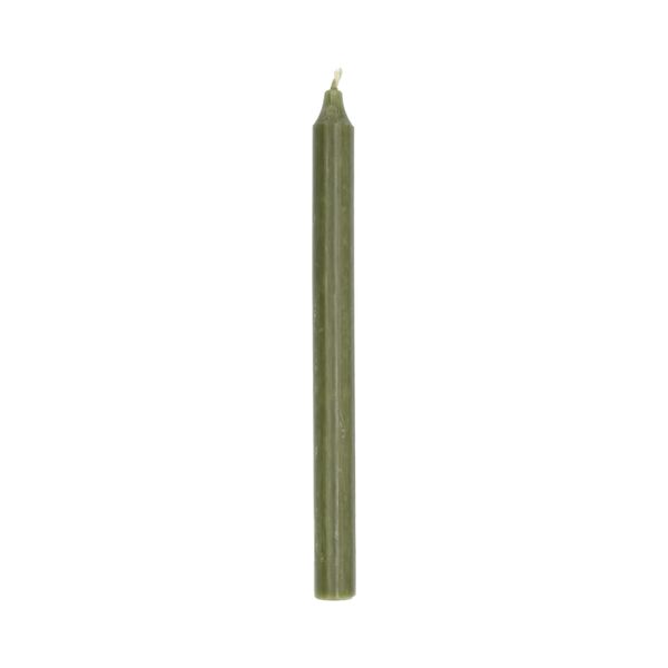 Tafelkerze, dunkelgrün, 27 cm