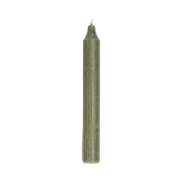 Bougie de table, vert foncé, 18 cm
