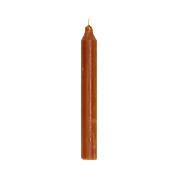 Dinner candle, caramel, 18 cm