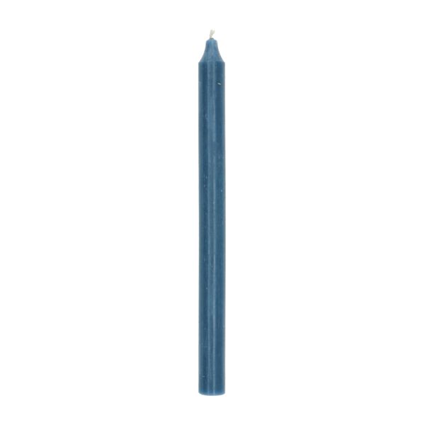 Bougie de table, bleu foncé, 27 cm