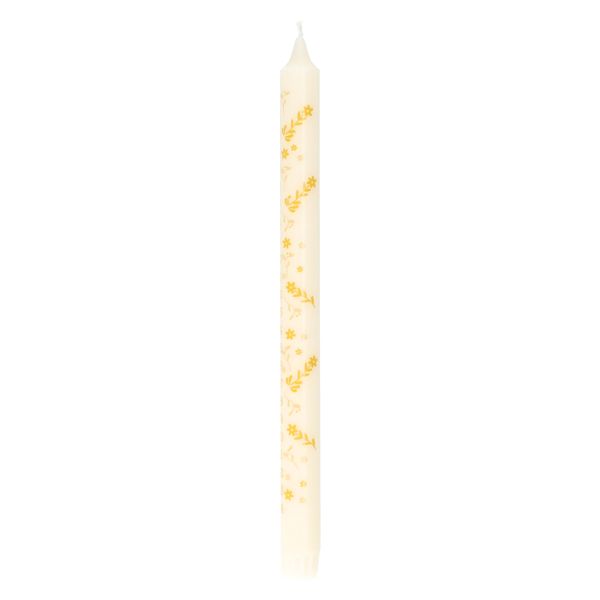 Adventskaars diner, decoratief, wit, Ø2,2 X 30 cm Adventskaars diner, decoratief, wit, Ø2,2 X 30 cm