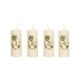 Adventskaars, kerstgroen, 4 stuks, Ø4 x 10 cm Adventskaars, kerstgroen, 4 stuks, Ø4 x 10 cm