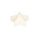 Vormkaars, ster klein, offwhite, Ø10 X 5,3 cm Vormkaars, ster klein, offwhite, Ø10 X 5,3 cm