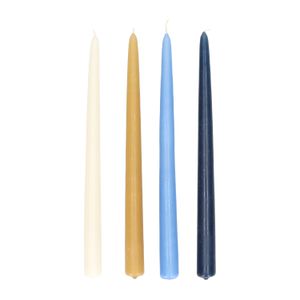 Candles, set of 4 colours, Ø1.2 X 20 cm
