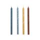 Dunne kaarsen met print, 4 stuks, 20 cm Dunne kaarsen met print, 4 stuks, 20 cm