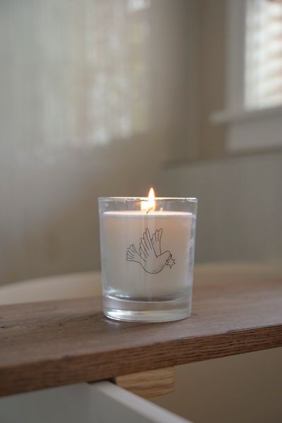 Geurkaars KWF, gember en kaneel, 200 gram