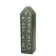 Adventskaars, huis, groen, 20 cm