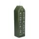 Adventskaars, huis, groen, 20 cm Adventskaars, huis, groen, 20 cm