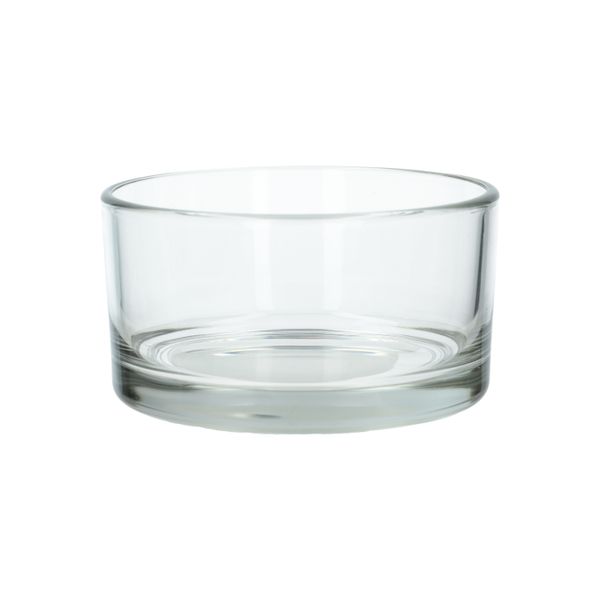 Plat  ikebana, verre, Ø11 cm