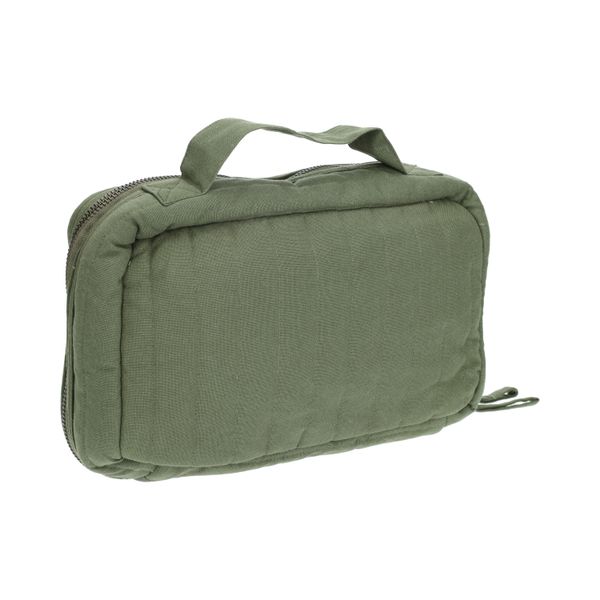 Toilettas groot, GOTS bio-katoen, donkergroen, 26 x 16 x 10 cm Toilettas groot, GOTS bio-katoen, donkergroen, 26 x 16 x 10 cm
