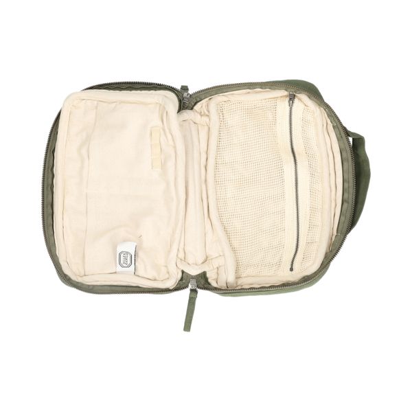 Toilettas groot, GOTS bio-katoen, donkergroen, 26 x 16 x 10 cm Toilettas groot, GOTS bio-katoen, donkergroen, 26 x 16 x 10 cm