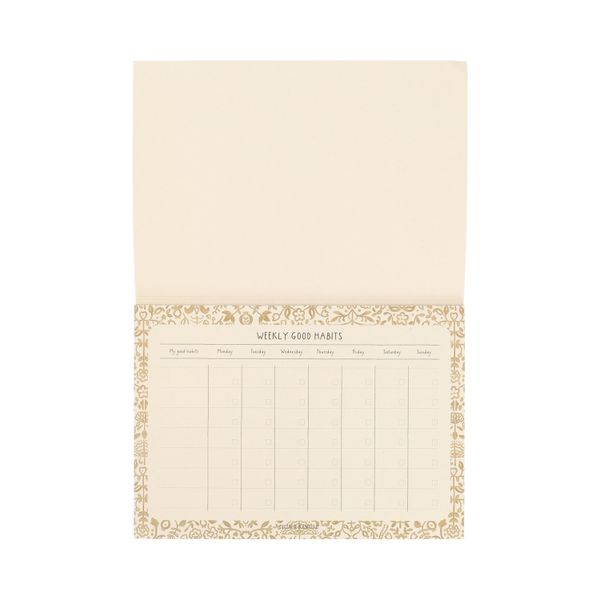 Weekplanner 'Good habits', decoratief, A5
